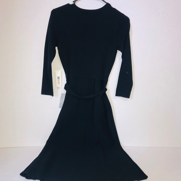 Eliza J Fit & Flare Dress Black Small - Picture 8 of 8